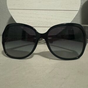 Tory Burch Black and Silver Sunglasses